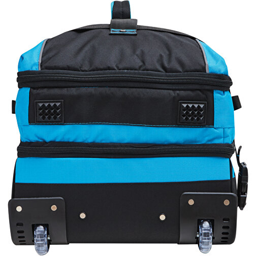 Trolley-Reisetasche BoGi L , blau, schwarz, 600D Polyester / Rib Stop, 68,00cm x 34,00cm x 37,00cm (Länge x Höhe x Breite), Bild 6