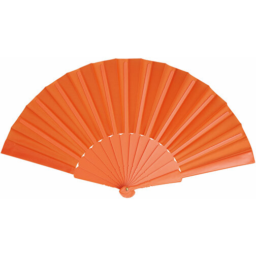 Faltbarer Fächer COOL RPET , orange, Kunststoff / Polyester, 41,00cm x 22,00cm (Länge x Breite), Bild 7