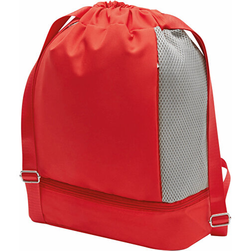 Rucksack TRIP , rot, 300D Polyester / PU, 30,00cm x 40,00cm x 15,00cm (Länge x Höhe x Breite), Bild 1