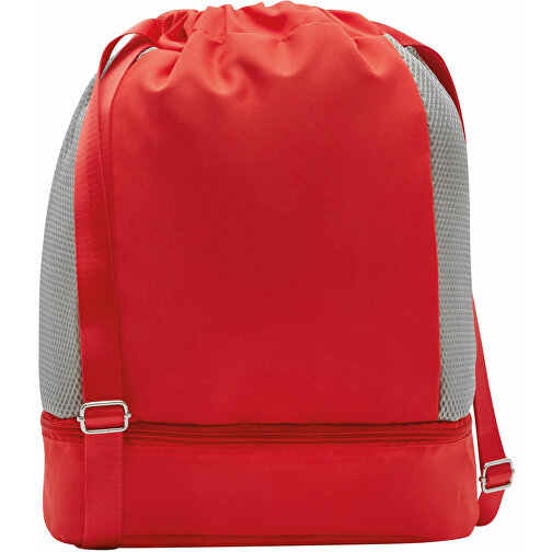 Rucksack TRIP , rot, 300D Polyester / PU, 30,00cm x 40,00cm x 15,00cm (Länge x Höhe x Breite), Bild 2