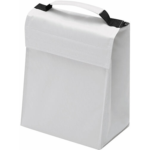 Kühltasche KODIAK , weiß, 420D Polyester / PVC, 20,50cm x 25,00cm x 14,00cm (Länge x Höhe x Breite), Bild 1