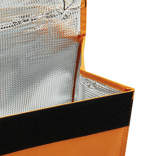 Kühltasche KODIAK , orange, 420D Polyester / PVC, 20,50cm x 25,00cm x 14,00cm (Länge x Höhe x Breite), Bild 6