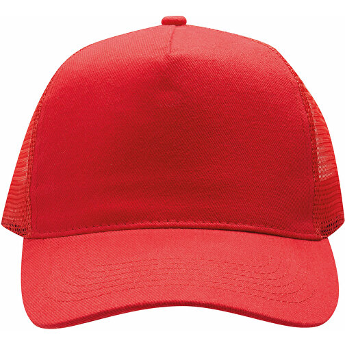 5-Panel-Cap FASTBALL , rot, Baumwolle / Polyester, , Bild 6