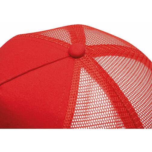 5-Panel-Cap FASTBALL , rot, Baumwolle / Polyester, , Bild 9