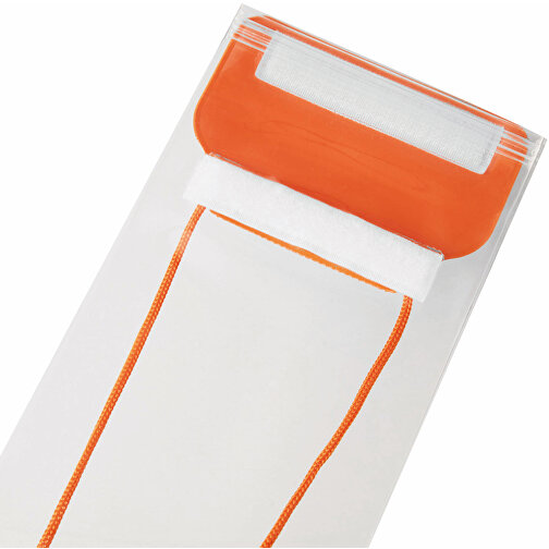 Telefon-Tasche SMART SPLASH XL , orange, PVC, frei von Phthalaten, 24,00cm x 9,50cm (Länge x Breite), Bild 4
