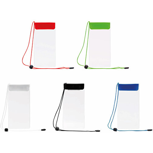 Telefon-Tasche SMART SPLASH XL , rot, PVC, frei von Phthalaten, 24,00cm x 9,50cm (Länge x Breite), Bild 5