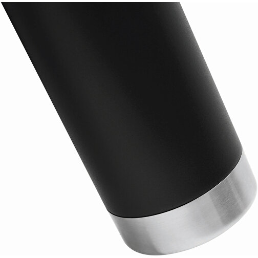 Vakuum-Trinkflasche RICH FLAVOUR , schwarz, Edelstahl / PP / Silikon, 25,30cm (Länge), Bild 6
