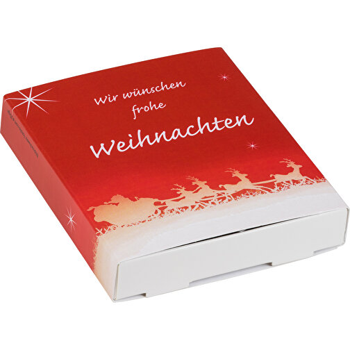 Backförmchen Premium-Box - Xmas - Herz + Elch , Papier, Edelstahl, 8,10cm x 1,50cm x 9,20cm (Länge x Höhe x Breite), Bild 2