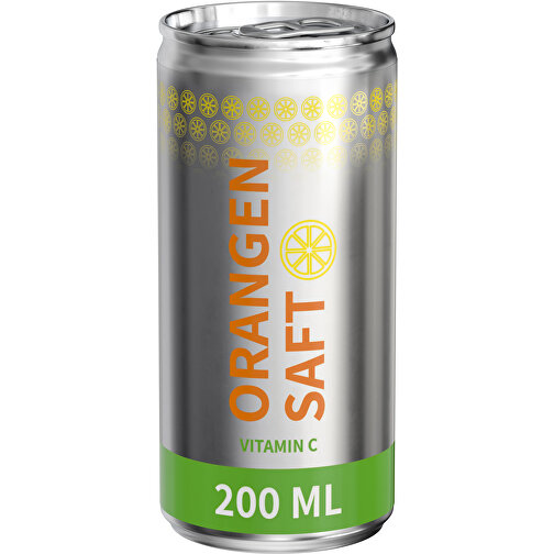 Succo d\'arancia, 200 ml, Body Label transp., Immagine 1