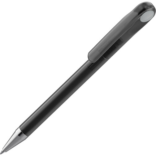 Prodir DS1 TFS Twist Kugelschreiber , Prodir, schwarz gefrostet / grau, Kunststoff/Metall, 14,10cm x 1,40cm (Länge x Breite), Bild 1