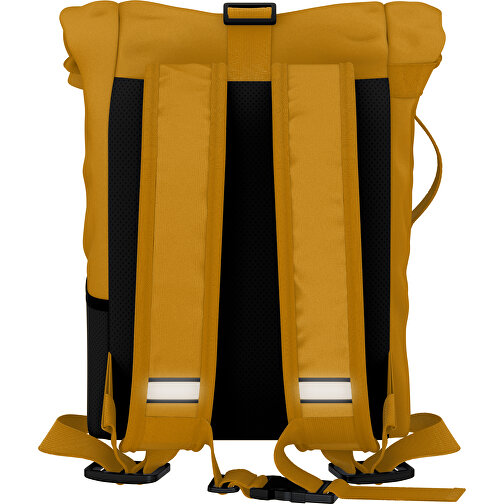 Rolltop Rucksack Comfort , hellbraun, Sublimation-fabric 200g - Polyester (PU), 29,50cm x 13,00cm x 33,00cm (Länge x Höhe x Breite), Bild 2