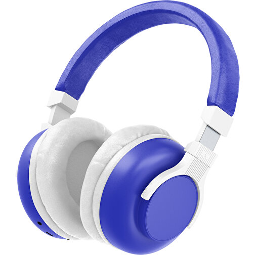Bluetooth-ANC-Kopfhörer SilentHarmony Inkl. Individualisierung , blau / weiß, Kunststoff, 20,00cm x 10,00cm x 17,00cm (Länge x Höhe x Breite), Bild 1