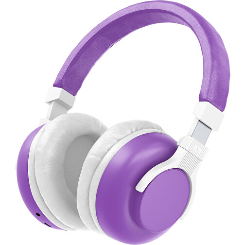 Bluetooth-ANC-Kopfhörer SilentHarmony Inkl. Individualisierung , lavendellila / weiß, Kunststoff, 20,00cm x 10,00cm x 17,00cm (Länge x Höhe x Breite), Bild 1