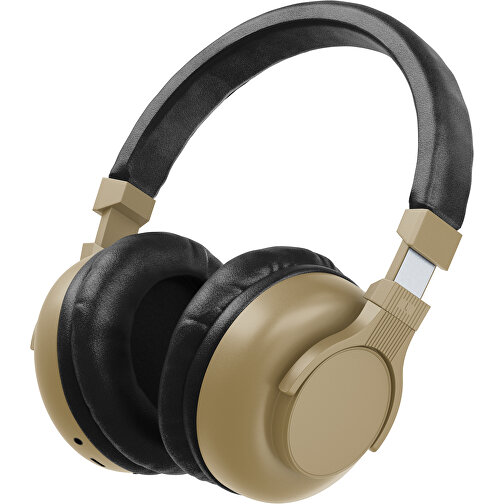 Bluetooth-ANC-Kopfhörer SilentHarmony Inkl. Individualisierung , gold / schwarz, Kunststoff, 20,00cm x 10,00cm x 17,00cm (Länge x Höhe x Breite), Bild 1