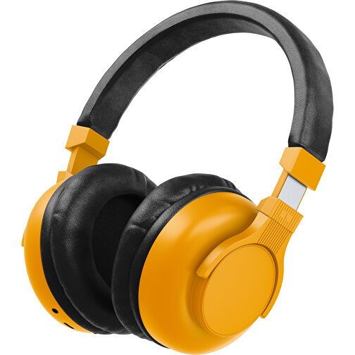 Bluetooth-ANC-Kopfhörer SilentHarmony Inkl. Individualisierung , kürbisorange / schwarz, Kunststoff, 20,00cm x 10,00cm x 17,00cm (Länge x Höhe x Breite), Bild 1
