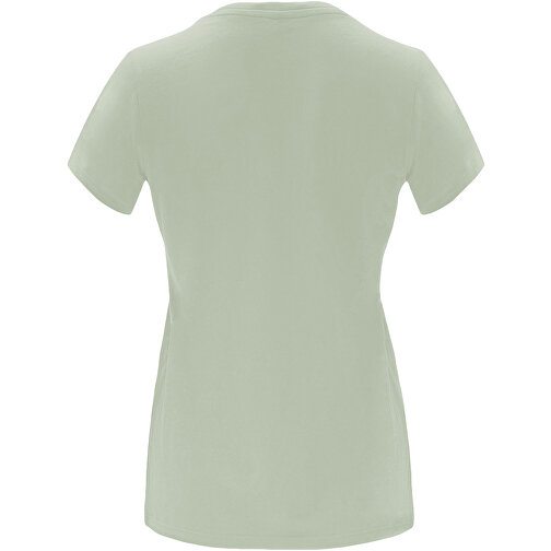 Capri T-Shirt Für Damen , mist green, Single jersey Strick 100% Baumwolle, 170 g/m2, 2XL, , Bild 3