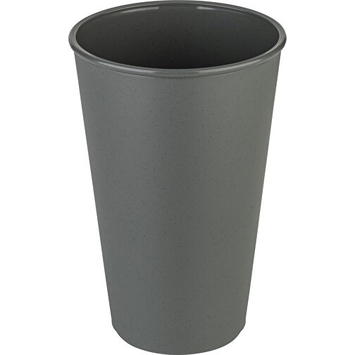 MOVE CUP 0,5 Becher 500ml , Koziol, nature ash grey, Organic Bio-Circular, 9,00cm x 16,20cm x 9,00cm (Länge x Höhe x Breite), Bild 1