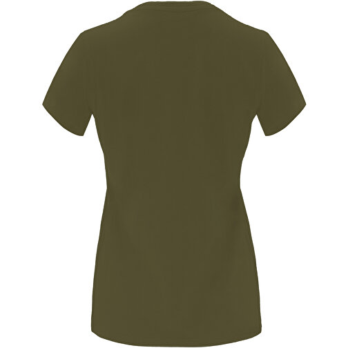Capri T-Shirt Für Damen , militar green, Single jersey Strick 100% Baumwolle, 170 g/m2, M, , Bild 3