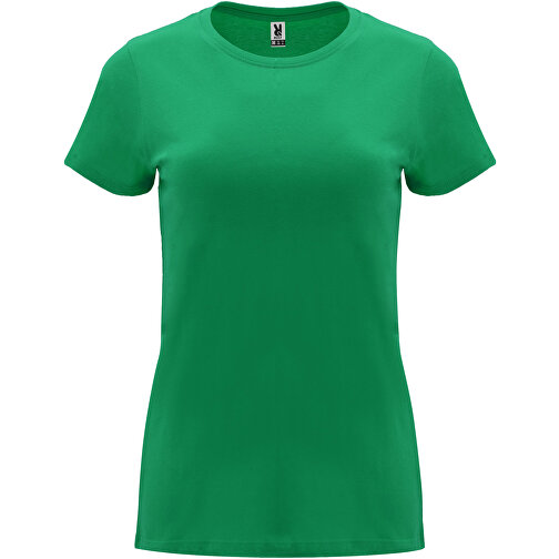 Capri T-Shirt Für Damen , kelly green, Single jersey Strick 100% Baumwolle, 170 g/m2, S, , Bild 1