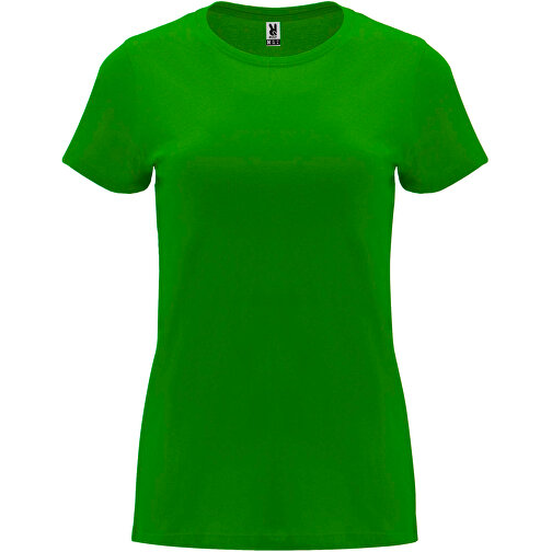 Capri T-Shirt Für Damen , grass green, Single jersey Strick 100% Baumwolle, 170 g/m2, 2XL, , Bild 2