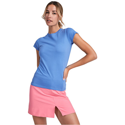 Capri T-Shirt Für Damen , dunkelgrün, Single jersey Strick 100% Baumwolle, 170 g/m2, 2XL, , Bild 4