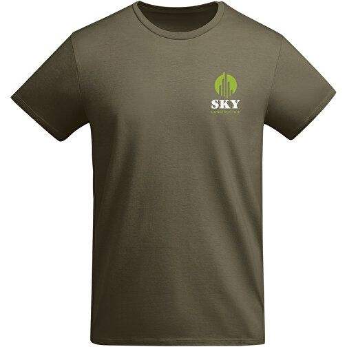 Breda T-Shirt Für Herren , militar green, Single jersey Strick 100% Bio Baumwolle, 175 g/m2, L, , Bild 2