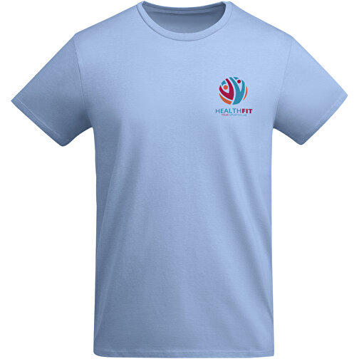 Breda T-Shirt Für Herren , himmelblau, Single jersey Strick 100% Bio Baumwolle, 175 g/m2, 2XL, , Bild 2