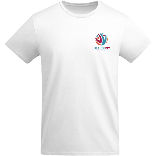 Breda T-Shirt Für Herren , weiß, Single jersey Strick 100% Bio Baumwolle, 175 g/m2, 2XL, , Bild 2