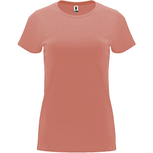 Capri T-Shirt Für Damen , clay orange, Single jersey Strick 100% Baumwolle, 170 g/m2, 2XL, , Bild 1