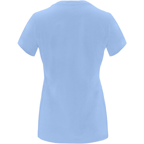 Capri T-Shirt Für Damen , himmelblau, Single jersey Strick 100% Baumwolle, 170 g/m2, XL, , Bild 3