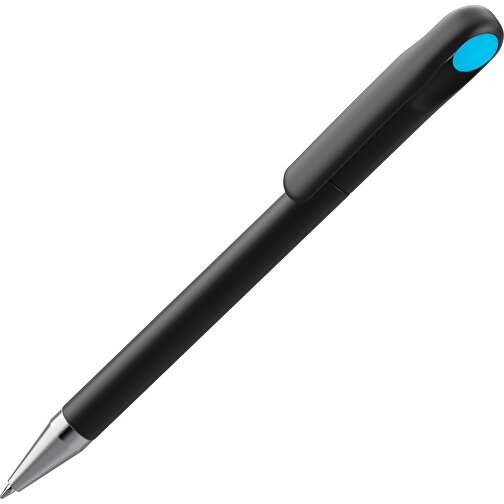 Prodir DS1 TMS Twist Kugelschreiber , Prodir, schwarz / himmelblau, Kunststoff / Metall, 14,10cm x 1,40cm (Länge x Breite), Bild 1