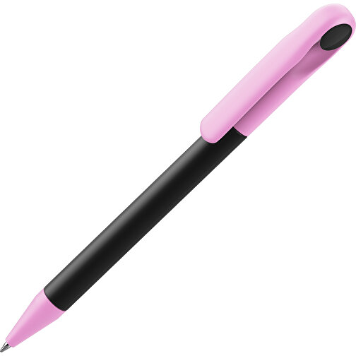 Prodir DS1 TMM Twist Kugelschreiber , Prodir, schwarz / rosa, Kunststoff, 14,10cm x 1,40cm (Länge x Breite), Bild 1