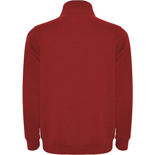 Aneto Pullover Mit Viertelreissverschluss , rot, Strick 50% Baumwolle, 50% Polyester, 280 g/m2, 2XL, , Bild 2