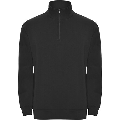 Aneto Pullover Mit Viertelreißverschluss , schwarz, Strick 50% Baumwolle, 50% Polyester, 280 g/m2, 2XL, , Bild 1