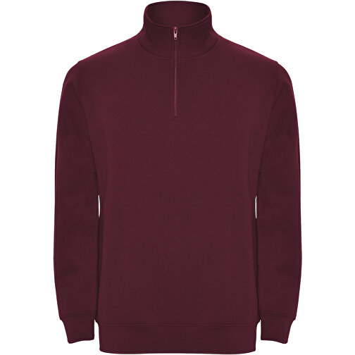 Aneto Pullover Mit Viertelreißverschluss , garnet, Strick 50% Baumwolle, 50% Polyester, 280 g/m2, L, , Bild 1