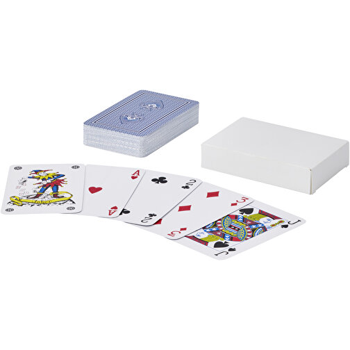 Ace Spielkartenset Aus Kraftpapier , weiß, Papier, 8,80cm x 1,90cm x 5,70cm (Länge x Höhe x Breite), Bild 1