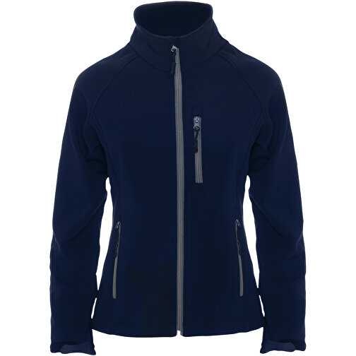 Antartida Softshelljacke Für Damen , navy blue, Woven 92% Polyester, 8% Elastan, 300 g/m2, Bonding, Microfleece 100% Polyester, M, , Bild 1