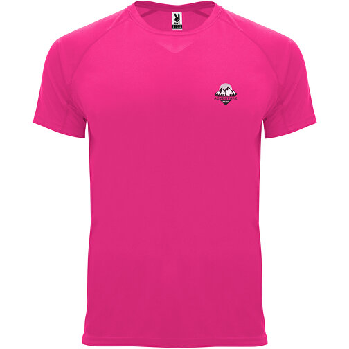 Bahrain Sport T-Shirt Für Kinder , pink fluor, Interlock Strick 100% Polyester, 135 g/m2, 12, , Bild 2