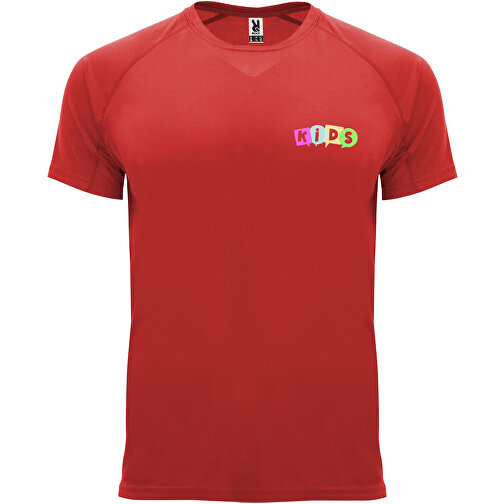 Bahrain Sport T-Shirt Für Kinder , rot, Interlock Strick 100% Polyester, 135 g/m2, 12, , Bild 2