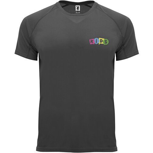 Bahrain Sport T-Shirt Für Kinder , dark lead, Interlock Strick 100% Polyester, 135 g/m2, 8, , Bild 2