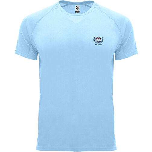 Bahrain Sport T-Shirt Für Kinder , himmelblau, Interlock Strick 100% Polyester, 135 g/m2, 12, , Bild 2