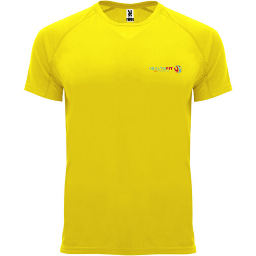 Bahrain Sport T-Shirt Für Kinder , gelb, Interlock Strick 100% Polyester, 135 g/m2, 12, , Bild 2