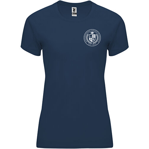 Bahrain Sport T-Shirt Für Damen , navy blue, Interlock Strick 100% Polyester, 135 g/m2, 2XL, , Bild 2