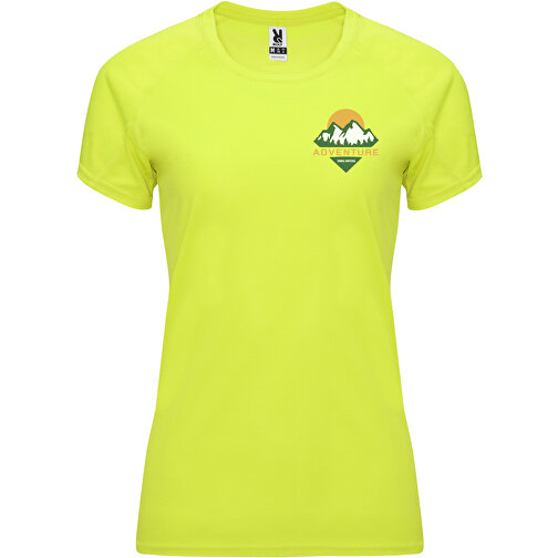 T-shirt sportiva a maniche corte da donna Bahrain, Immagine 2