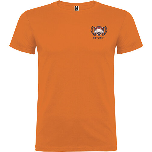Beagle T-Shirt Für Herren , orange, Single jersey Strick 100% Baumwolle, 155 g/m2, L, , Bild 2