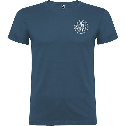 Beagle T-Shirt Für Herren , moonlight blue, Single jersey Strick 100% Baumwolle, 155 g/m2, 3XL, , Bild 2