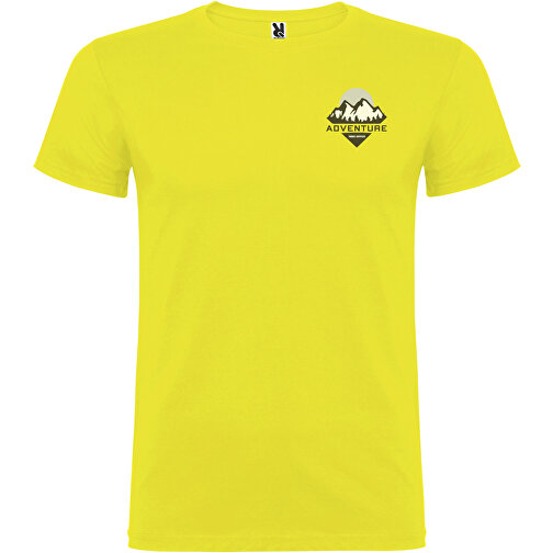 Beagle T-Shirt Für Herren , gelb, Single jersey Strick 100% Baumwolle, 155 g/m2, 3XL, , Bild 2