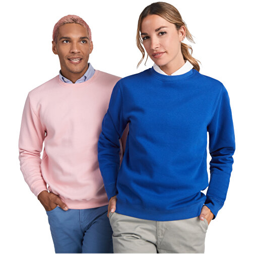 Batian Sweatshirt Mit Rundhalsausschnitt Unisex , royal, Strick 60% Bio Baumwolle, 40% Recyceltes Polyester, 300 g/m2, L, , Bild 6