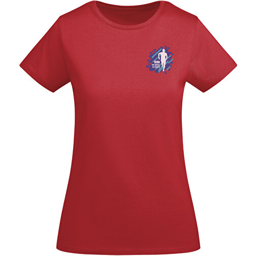 Breda T-Shirt Für Damen , rot, Single jersey Strick 100% Bio Baumwolle, 175 g/m2, M, , Bild 2