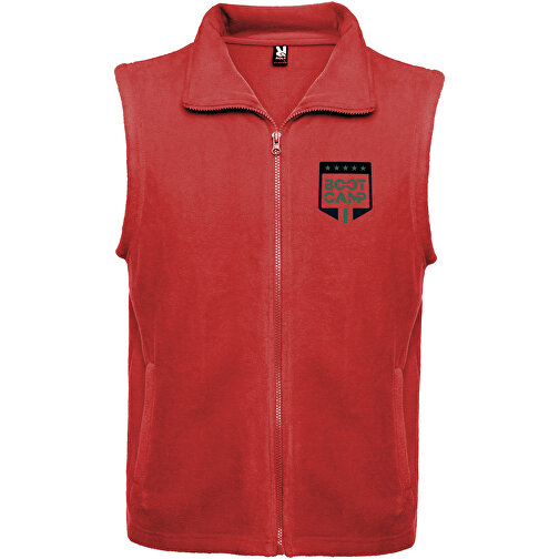 Bellagio Fleece Bodywarmer Unisex , rot, Fleece 100% Polyester, 300 g/m2, XL, , Bild 2